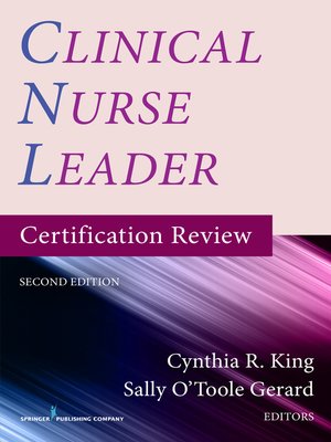 cover image of Clinical Nurse Leader Certification Review